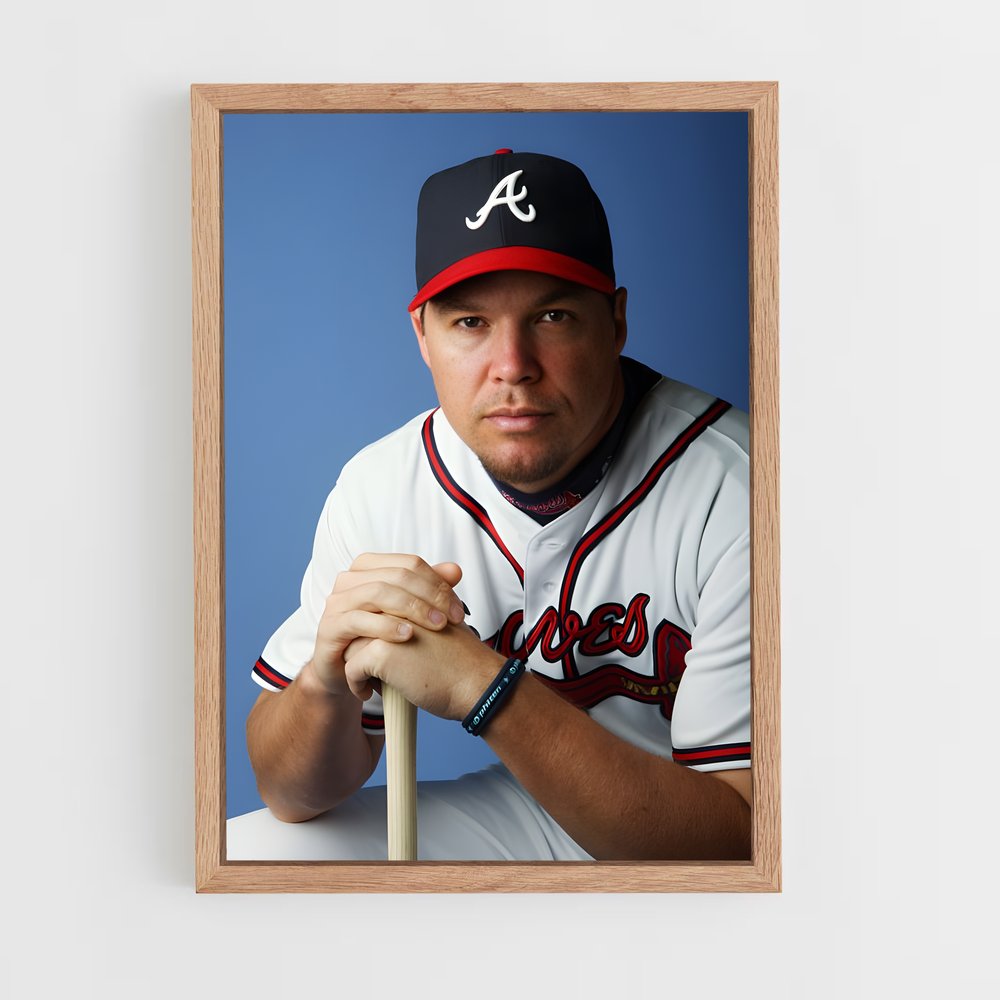 Poster Chipper en Action – affiche Baseball (vue 4)